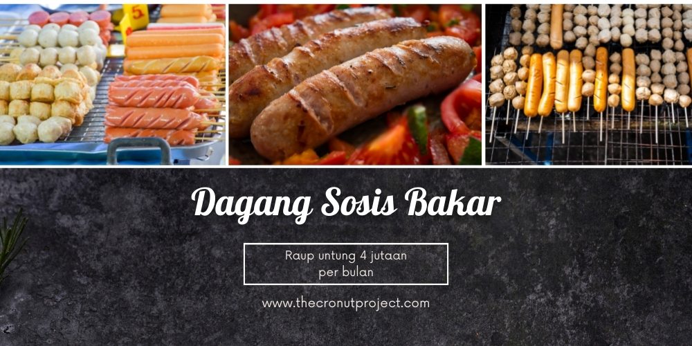 Dagang sosis bakar