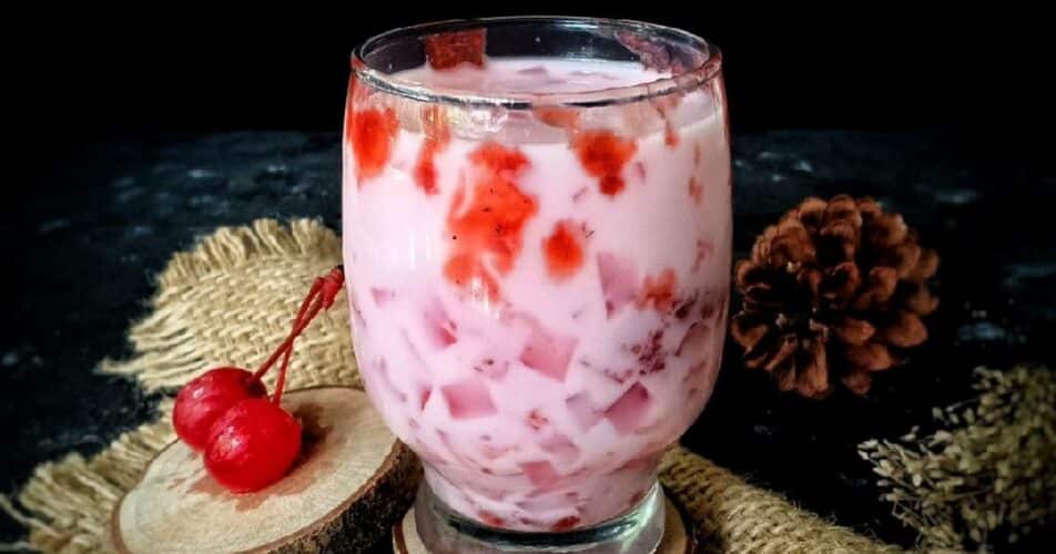 Es Jelly Drink Selai Stroberi