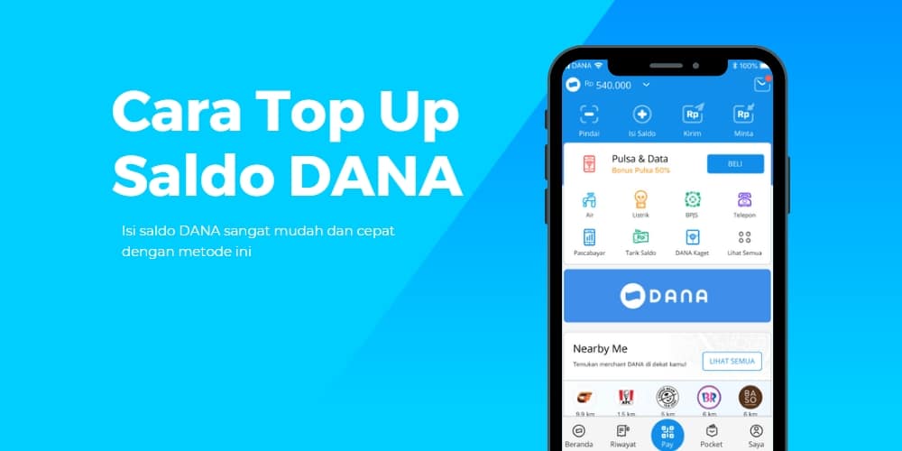 Cara Top Up DANA